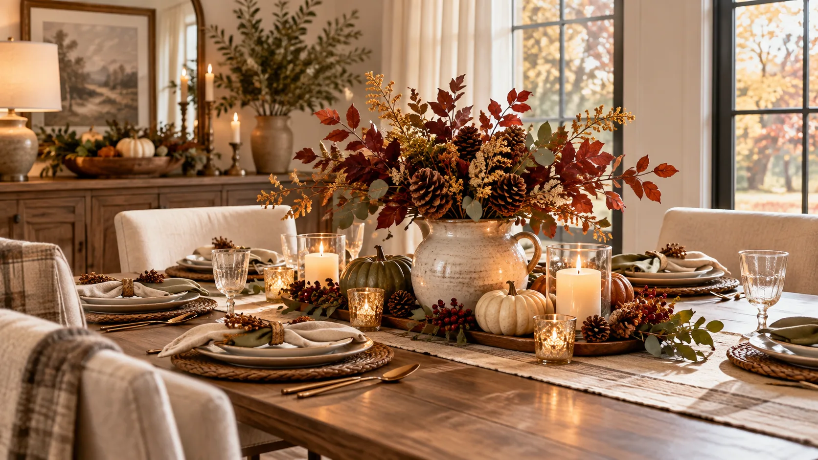 Easy Fall Centerpiece Ideas for a Warm and Welcoming Table — Ms Dee Home Decor
